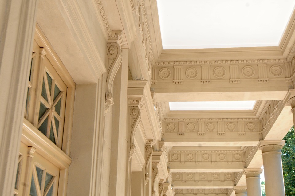 Detalles del Partenón totalmente restaurado
